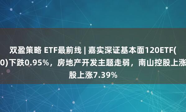 双盈策略 ETF最前线 | 嘉实深证基本面120ETF(159910)下跌0.95%，房地产开发主题走弱，南山控股上涨7.39%