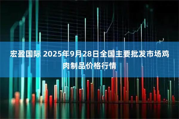 宏盈国际 2025年9月28日全国主要批发市场鸡肉制品价格行情