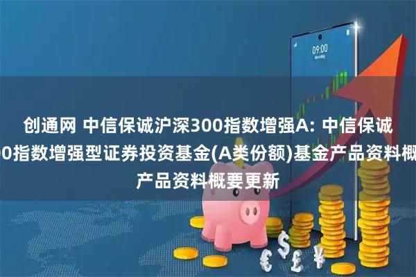 创通网 中信保诚沪深300指数增强A: 中信保诚沪深300指数增强型证券投资基金(A类份额)基金产品资料概要更新